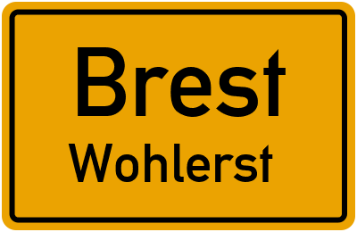 Straßenverzeichnis Brest Wohlerst