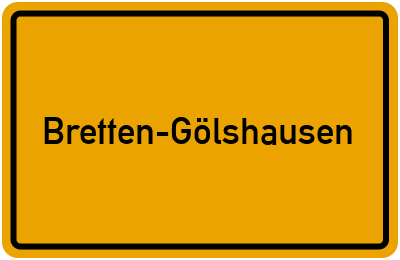 Branchenbuch Bretten-Gölshausen, Baden-Württemberg
