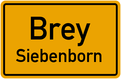 Straßenverzeichnis Brey Siebenborn