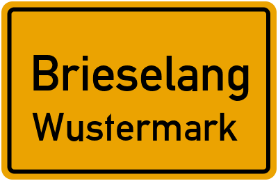 Straßenverzeichnis Brieselang Wustermark