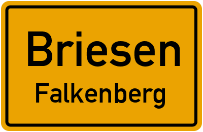 Straßenverzeichnis Briesen Falkenberg