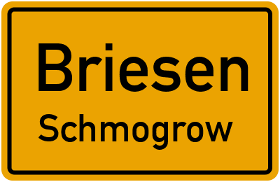 Straßenverzeichnis Briesen Schmogrow