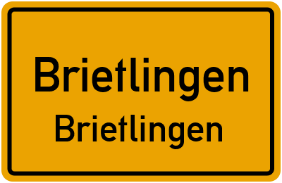 Ortsschild Brietlingen Brietlingen
