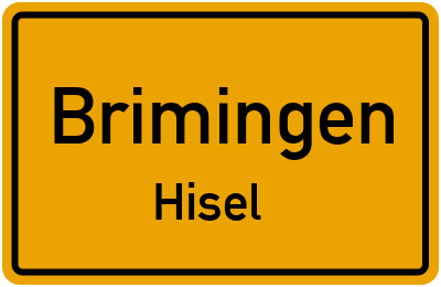 Straßenverzeichnis Brimingen Hisel