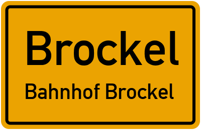 Straßenverzeichnis Brockel Bahnhof Brockel
