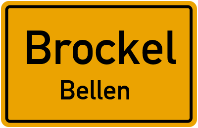 Straßenverzeichnis Brockel Bellen