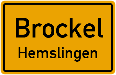 Straßenverzeichnis Brockel Hemslingen