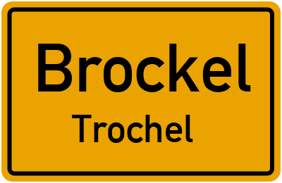 Straßenverzeichnis Brockel Trochel