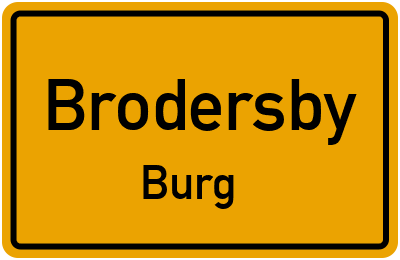 Straßenverzeichnis Brodersby Burg