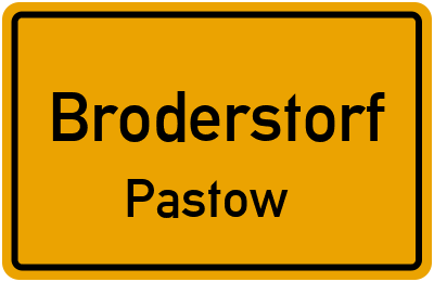 Straßenverzeichnis Broderstorf Pastow