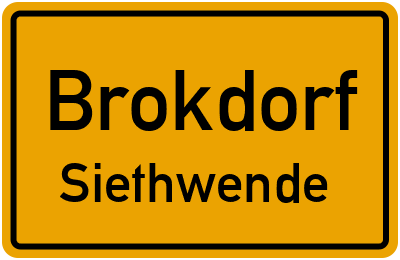 Straßenverzeichnis Brokdorf Siethwende