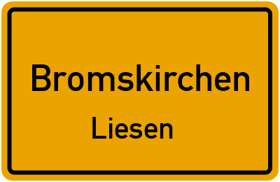 Straßenverzeichnis Bromskirchen Liesen