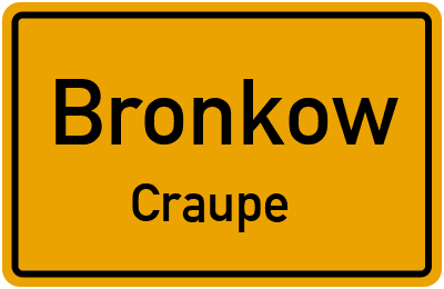 Straßenverzeichnis Bronkow Craupe