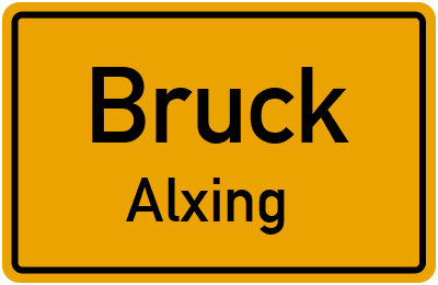 Straßenverzeichnis Bruck Alxing