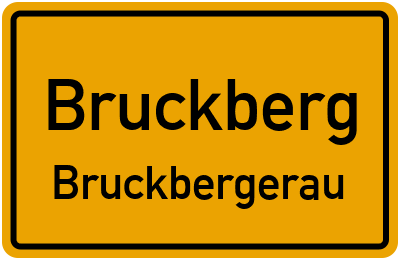 Straßenverzeichnis Bruckberg Bruckbergerau