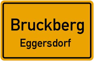 Ortsschild Bruckberg Eggersdorf