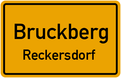 Straßenverzeichnis Bruckberg Reckersdorf