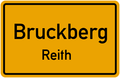 Ortsschild Bruckberg Reith