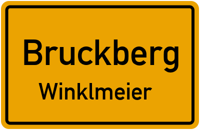 Straßenverzeichnis Bruckberg Winklmeier
