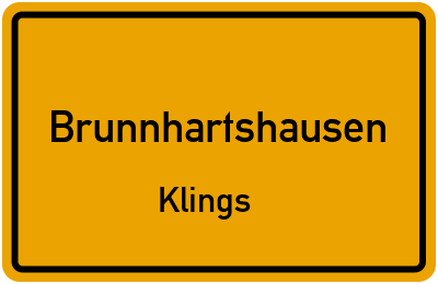 Straßenverzeichnis Brunnhartshausen Klings
