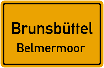 Straßenverzeichnis Brunsbüttel Belmermoor