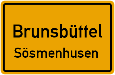 Straßenverzeichnis Brunsbüttel Sösmenhusen