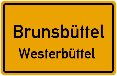 Straßenverzeichnis Brunsbüttel Westerbüttel