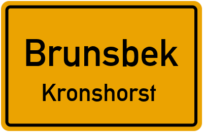 Straßenverzeichnis Brunsbek Kronshorst