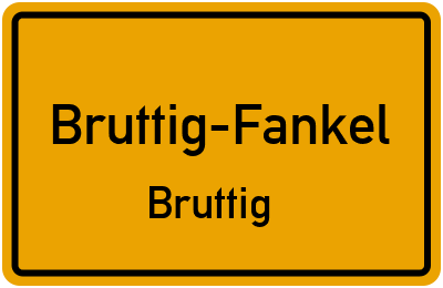 Straßenverzeichnis Bruttig-Fankel Bruttig