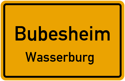 Straßenverzeichnis Bubesheim Wasserburg