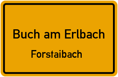 Straßenverzeichnis Buch am Erlbach Forstaibach
