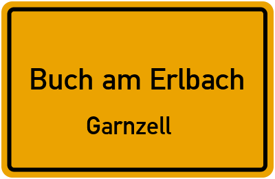 Straßenverzeichnis Buch am Erlbach Garnzell