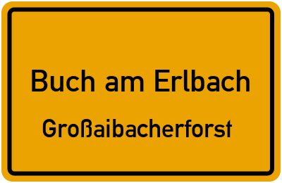 Straßenverzeichnis Buch am Erlbach Großaibacherforst