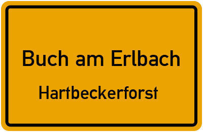 Straßenverzeichnis Buch am Erlbach Hartbeckerforst