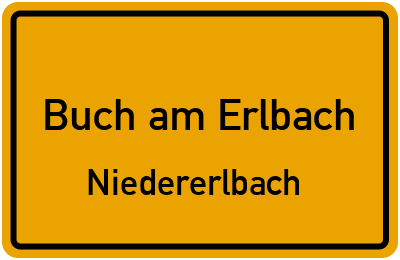 Straßenverzeichnis Buch am Erlbach Niedererlbach