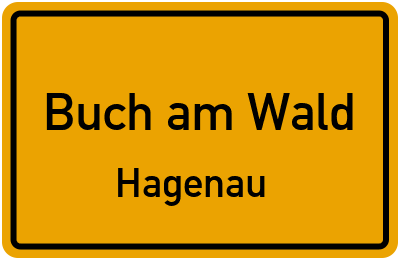 Straßenverzeichnis Buch am Wald Hagenau