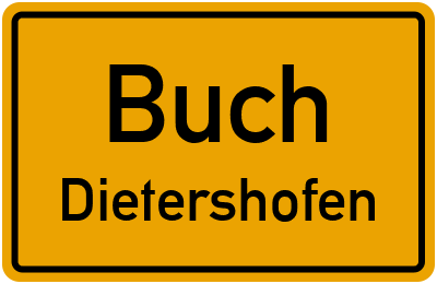 Straßenverzeichnis Buch Dietershofen