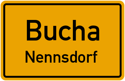 Straßenverzeichnis Bucha Nennsdorf