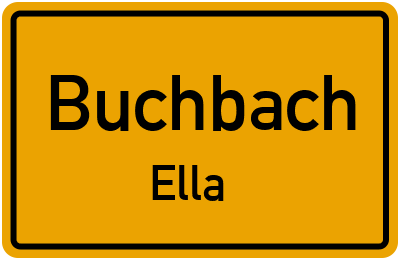 Straßenverzeichnis Buchbach Ella