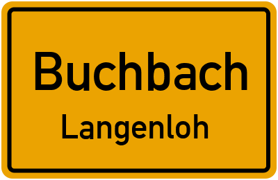 Straßenverzeichnis Buchbach Langenloh