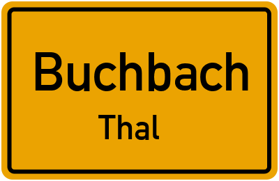 Straßenverzeichnis Buchbach Thal