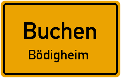 Straßenverzeichnis Buchen Bödigheim