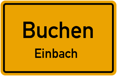 Straßenverzeichnis Buchen Einbach