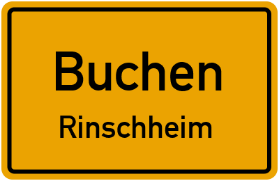 Straßenverzeichnis Buchen Rinschheim