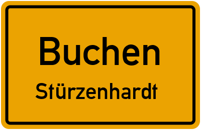 Straßenverzeichnis Buchen Stürzenhardt