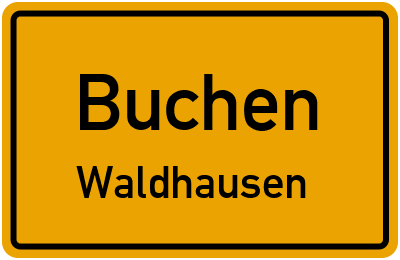 Straßenverzeichnis Buchen Waldhausen