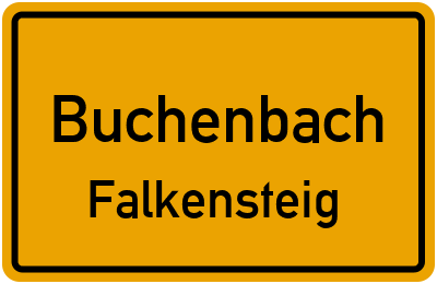 Straßenverzeichnis Buchenbach Falkensteig