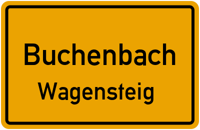 Straßenverzeichnis Buchenbach Wagensteig