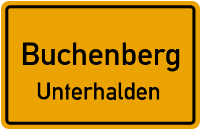 Straßenverzeichnis Buchenberg Unterhalden