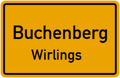 Straßenverzeichnis Buchenberg Wirlings